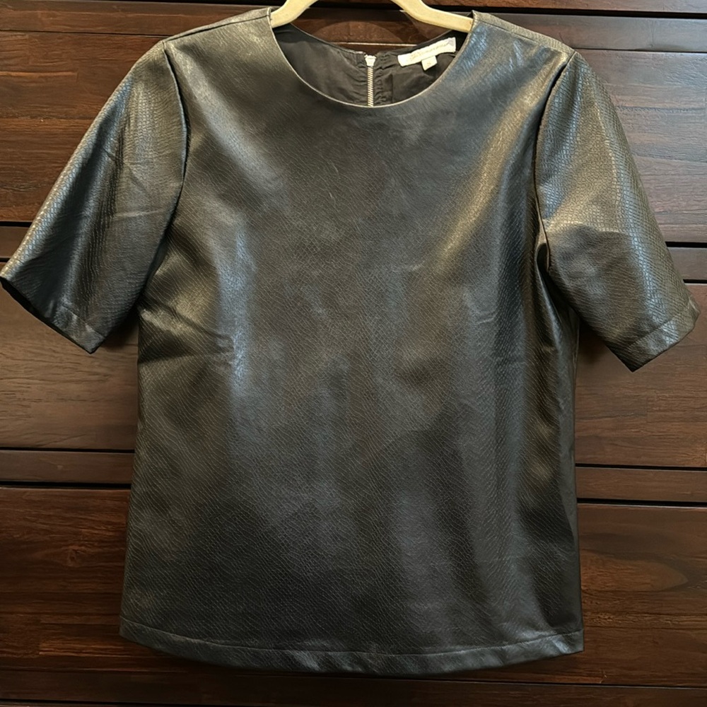 Leather top